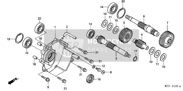 Honda FJS600 2002 Transmission pour un 2002 Honda FJS600